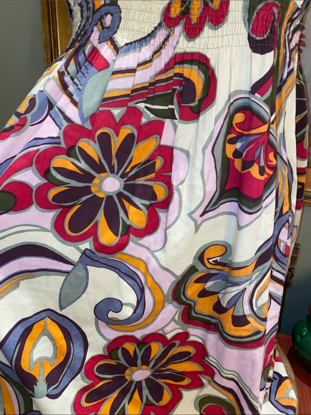 Speed Control NY Women’s Vibrant Floral Sundress with Spaghetti Straps Size 3X - Picture 4 of 11